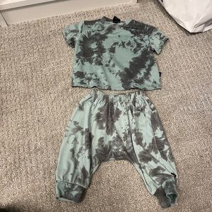 Pixie lane 3-6 month tie dye set